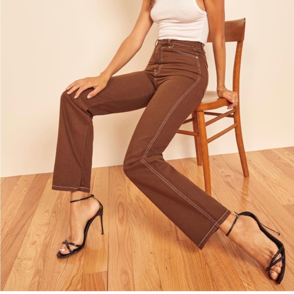 Reformation Cowboy High Rise Straight Jean